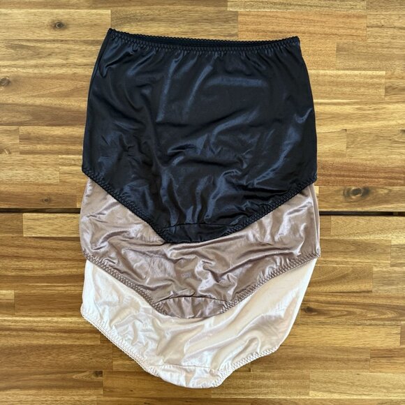 Three VANITY FAIR Vintage Panties Satin Size 2X (FITS XL) Granny Femenine *READ - Picture 9 of 9